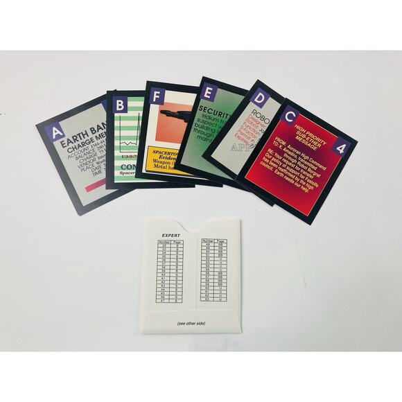 Vintage Isaac Asimov's ROBOTS VCR Mystery Suspense Game VHS 1988 Complete - Picture 5 of 15